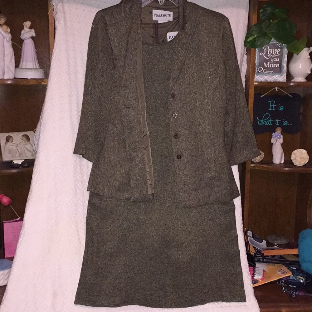 Business Sheath Dress with Matching Blazer